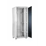 SOMI Networks | 42U, 19″ Standschrank | 42U-60/80NACP | Grau | Max. Last 800kg; Abnehmbare und abschließbare Seitenwände; Perforierte Metalltüren; Unmontiert | Tiefe: 80 cm