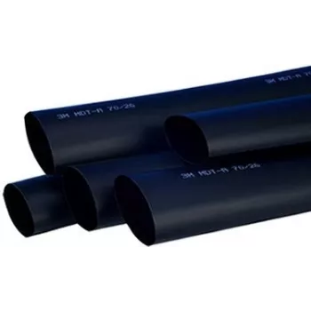 3M TE100037569 - Wärmeschrumpfschlauch - Schwarz - 100 cm - 1,2 cm - 135 °C