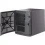 Super Micro Supermicro SC721 TQ-350B - Tower - Mini-ITX 350 Watt (ATX) - Schwarz - USB (CSE-721TQ-350B)