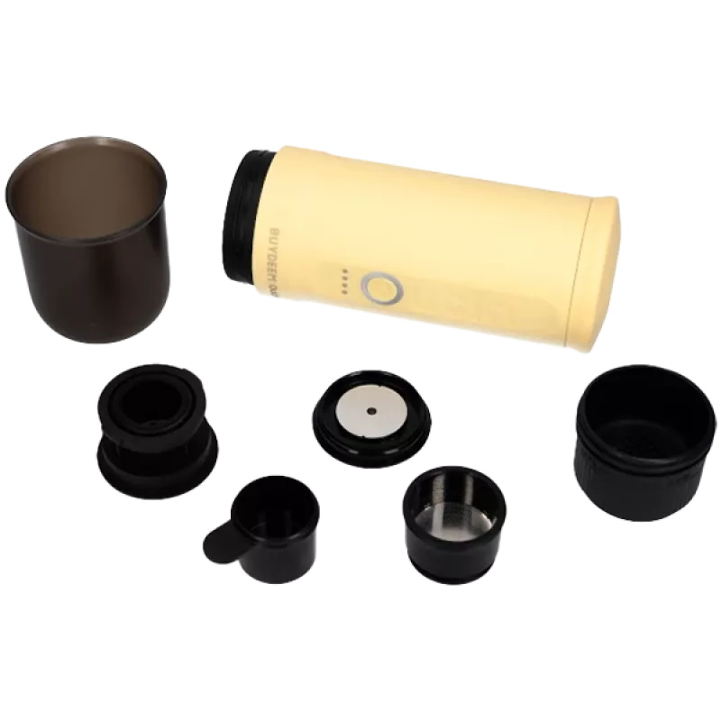 BUYDEEM Nano Espressomaschine, Modell OTEM-01, Farbe Mellow Yellow