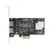 DeLOCK 81261 PCI Express x2 Netzwerkkarte, 2 x RJ45 5 Gigabit LAN