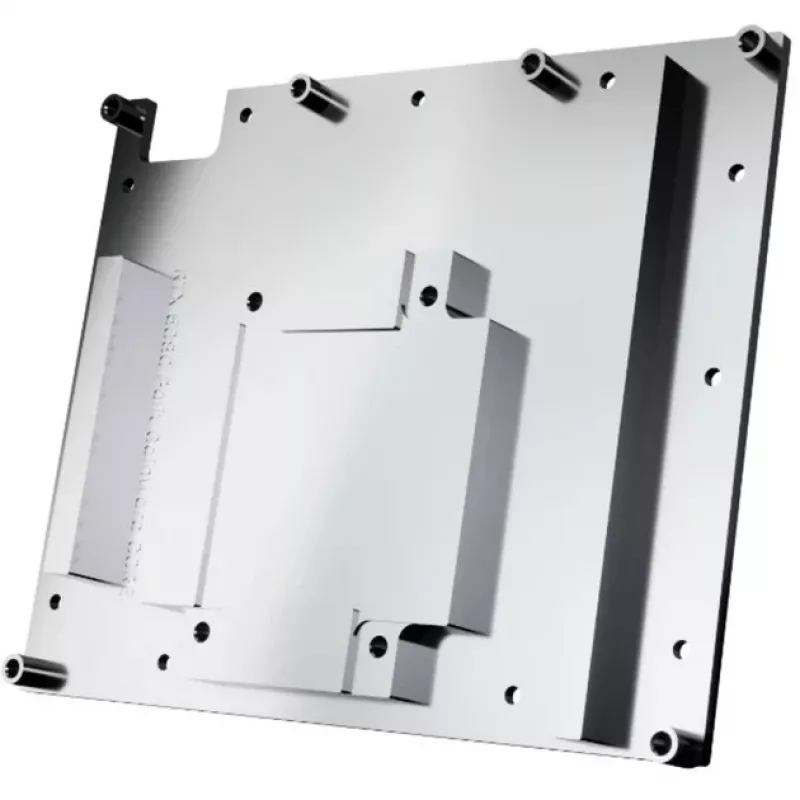 Backplate Alphacool 10260 Aluminium Chrom Kupfer Schwarz 154 mm