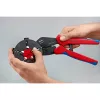 Knipex 97 33 02 Kabelcrimpzange Crimpwerkzeug Blau, Rot