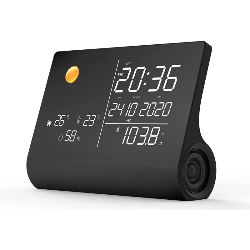 Nasa WSP1300 Black Wetterstation/Lautsprecher BT