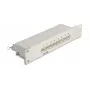 DeLOCK 10 Zoll Patch Panel 8 Port Cat.6A 1U grau