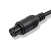 E-Bike-Ladegerät QOLTEC 36V–42V 2A mit GX12 3-Pin-Stecker