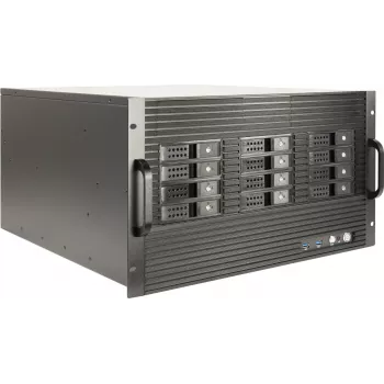 19 Zoll INTER-TECH IPC 6U-6520 Speicherrack 6U für 19-Zoll-Schränke, Tiefe 48,26–48,30 cm