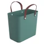 Tasche rotho Albula Grün 25 L recycelter Kunststoff, 340×235×400 mm, max. Belastung 40 kg
