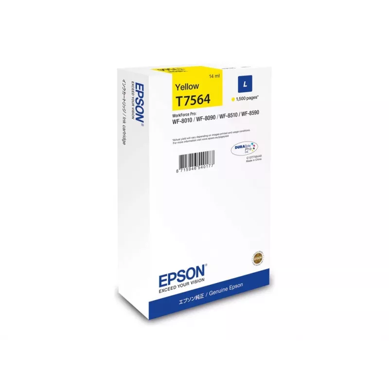 Epson C13T75644N Tintenpatrone 1 Stück Original High (L) Yield Gelb