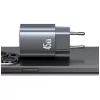 Ladegerät T66 45W CC290 GaN Schnellladen silber