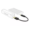 DeLOCK USB-Ladekabel Typ-A auf USB Typ-C 15 cm Schwarz