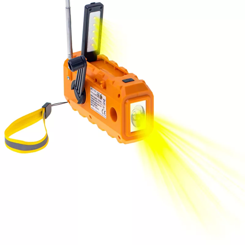 Tragbares Radio Adler AD 1197 mit Taschenlampe und Alarmfunktion