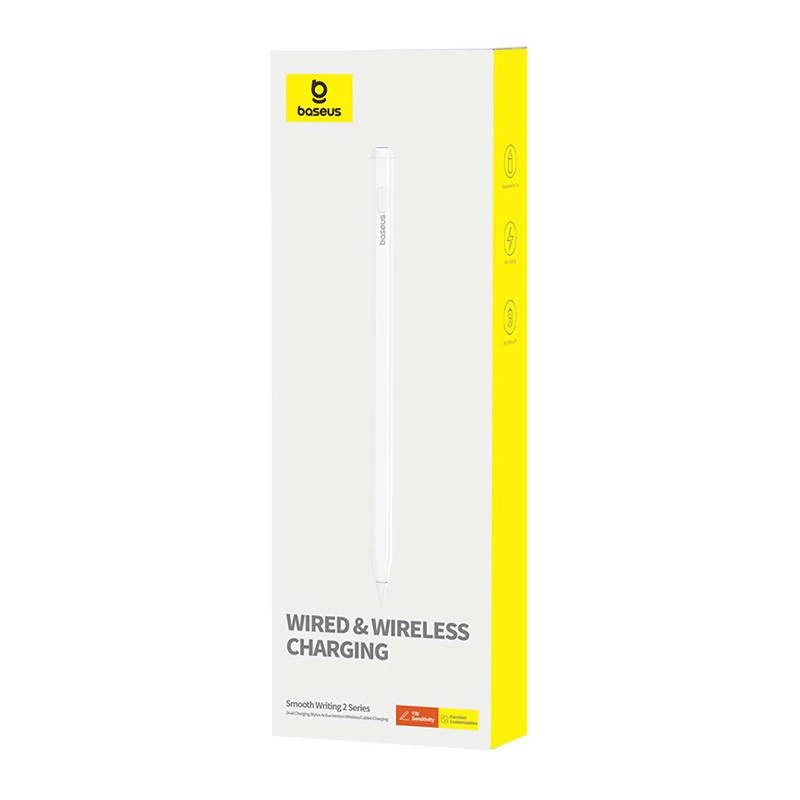 Stylus Baseus Smooth Writing Series P80015804213-00 — aktiver Stift mit kabelloser und kabelgebundener Ladung