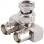 Adapter ShiverPeaks 98820-1 BNC auf 2 RCA Audio/Multimedia-Anschlussadapter