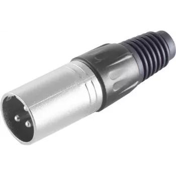 XLR-Steckverbinder ShiverPeaks BS55002-R – 3-polig, rotes Metallgehäuse