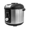 Reiskocher GASTROBACK Rice Control Low Carb & Steam, 3 L, 450 W, schwarz/Edelstahl