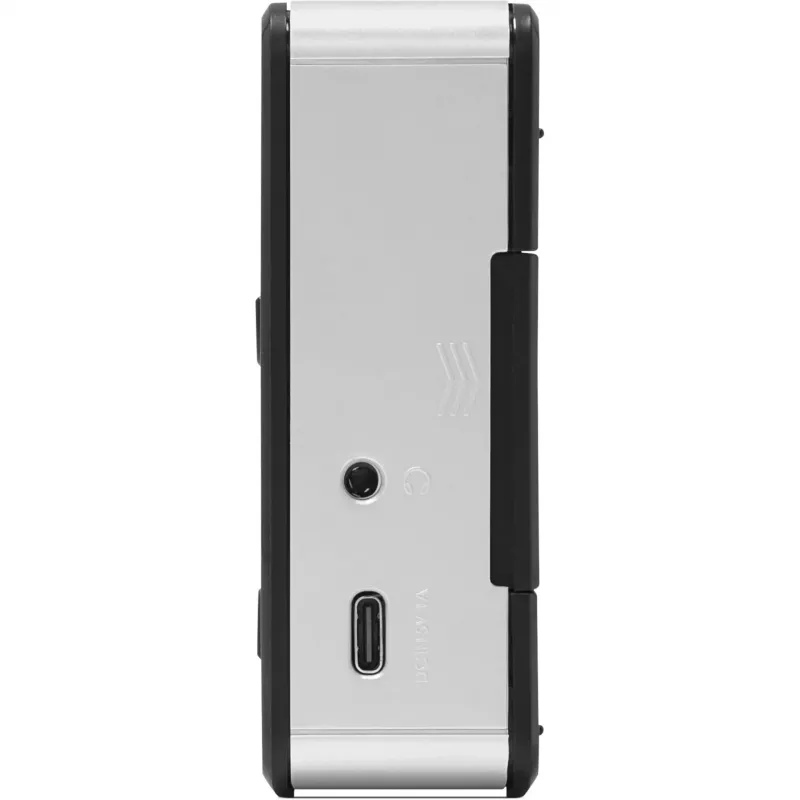 Tragbares Radio TECHNISAT DIGITRADIO 1 A — DAB+/FM, OLED-Display, USB-C, 3,5-mm-Kopfhörer, 1 W, schwarz/silber