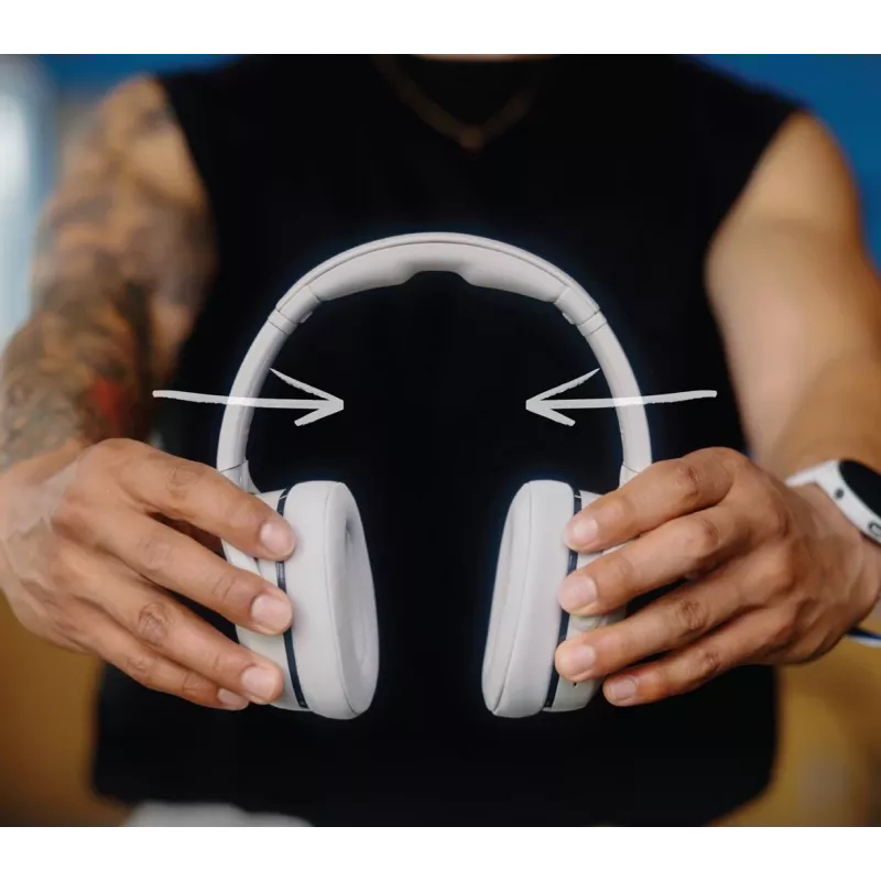 Skullcandy Crusher 540 Active Over-Ear Kopfhörer, Grau Concrete