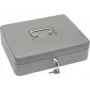 Geldkassette WEDO Standard Plus 30×24×9 cm mit Geldscheinklammern (Metallschloss, herausnehmbares Münzfach)