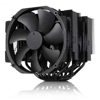 Noctua NH-D15 Chromax Pure Schwarz CPU-Kühler mit zwei 140-mm-Lüftern