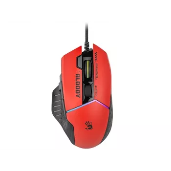 Gaming-Maus A4Tech Bloody W95Max – Rechtshänder, kabelgebunden USB, 12000 DPI, 1 ms, 250 ips, 50 Mio. Klicks, 146 g