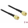Antennenkabel DeLOCK SMA-Stecker auf SMA-Stecker LMR/CFD100 2 m