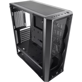 RAIJINTEK PONOS TG4 - Desktop - PC - SPCC - Schwarz - ATX - EATX - EEB - micro ATX - Mini-ATX - Gaming