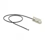 Antenne DELOCK 86217 MHF-Anschluss 4 dBi, 2,4–2,5 / 5,15–5,875 GHz, 50 Ω, 0,134 m Kabel, schwarz/silber