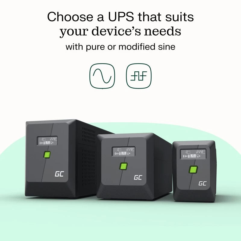 Green Cell UPSLP700 USV (unterbrechungsfreie Stromversorgung) Line-Interactive 1 kVA 700 W 4 AC-Ausgänge