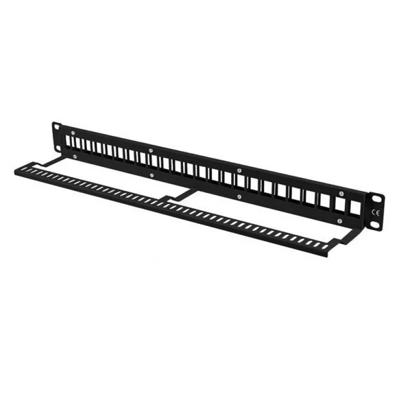Patchpanel 1U Lanberg PPKS-1024-B