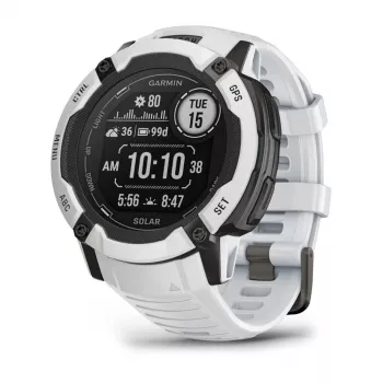 Garmin Instinct 2X Solar 2,79 cm (1,1) MIP 50 mm Digital 176 x 176 Pixel Touchscreen Weiß GPS (Satellit)