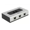 Hub DeLOCK 87673 1000 Mbit/s Schwarz Grau