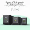 Green Cell USV (USV) Line-Interactive 1 kVA 600 W 4 AC-Ausgänge
