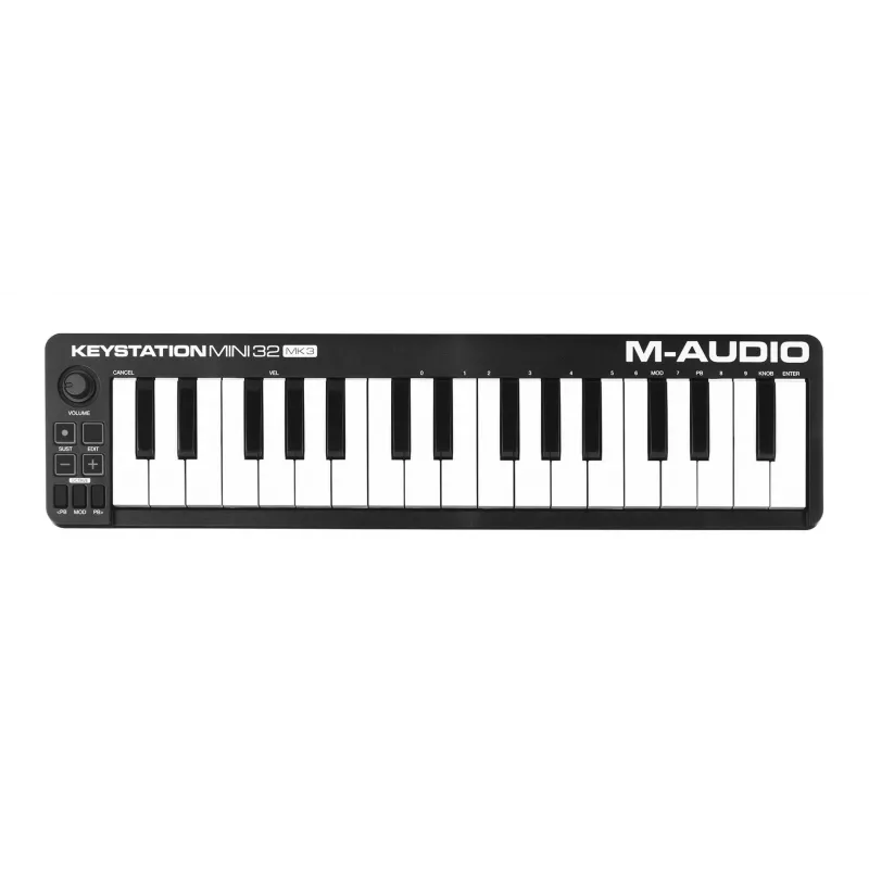 M-AUDIO Keystation Mini 32 MK3 MIDI-Tastatur 32 Tasten USB Schwarz, Weiß