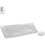 Logitech MK295 Leise Tastatur & Maus Set, Weiß, Kabellos via USB-Empfänger, Schweizer Layout, 920-009872