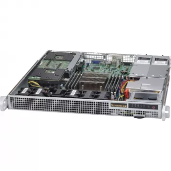 Super Micro Supermicro SC514 R407W - Rack - rack-mountable - 1U - SATA/SAS - nicht Hot-Swap-fähig 400 Watt (CSE-514-R407W)