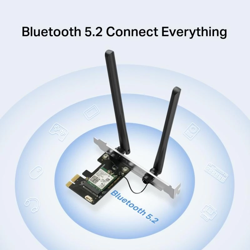 Mercusys WL-PCI AX3000 Dual-Band Bluetooth Express Adapter (MA80XE)