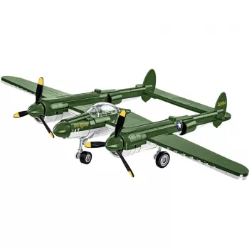 COBI Lockheed P-38 Lightning. Produkttyp: Bausteine, Empfohlenes Mindestalter: 7 Jahr(e), Thema: Streitkräfte, Anzahl der Teile: 332 Stk.