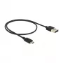 USB-Kabel DeLOCK 83845 USB 2.0 0,5 m USB A Micro-USB B Schwarz