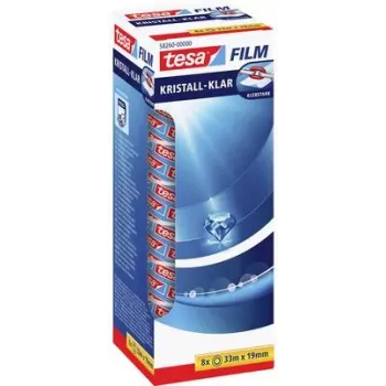 Klebeband Tesa 58260 Transparent 19 mm x 33 m — 8er-Pack