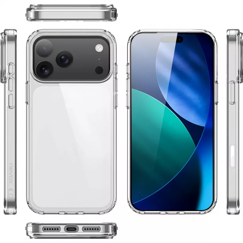 Nevox StyleShell SHOCKFlex - iPhone 17 Pro 6.3 , transparent