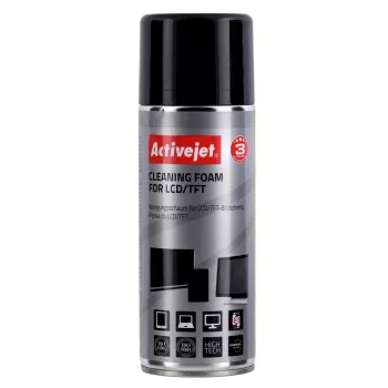 Gerätereinigungsschaum ActiveJet AOC-105, Sprühdose 400 ml für LCD/LED/Plasma-Bildschirme und Kunststoffe