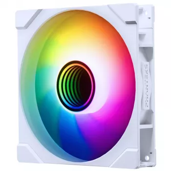 Phanteks M25 Gen2 140 mm PWM D-RGB Reverse-Blade-Gehäuselüfter - Weiß
