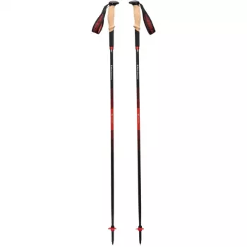 Trekkingstöcke Pursuit Carbon Z, Fitnessgerät Anthrazit/Orange, 1 Paar, 110 cm