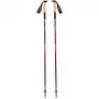 Trekkingstöcke Pursuit Carbon Z, Fitnessgerät Anthrazit/Orange, 1 Paar, 110 cm