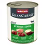 Nassfutter animonda GranCarno Adult — Hirsch & Apfel, 800 g Dose, 10,5 % Protein, 5 % Fett, 79 % Feuchtigkeit