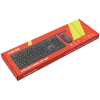 Kabelloses Tastatur-Maus-Set CANYON CNS-HSETW02-UK/US Schwarz Velvet — kompaktes kabelloses Kombi-Set mit USB-Empfänger