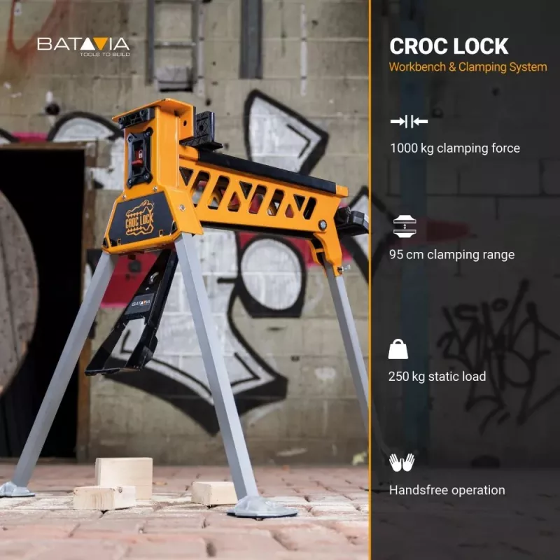 Batavia B.V. | Croc Lock Werkbank und Spannstation