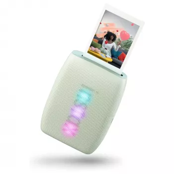 Sofortbilddrucker Fujifilm Instax Mini Link3 Sage Grün — 800×600 DPI, druckt 6,2×4,6 cm, Bluetooth, 0,21 kg