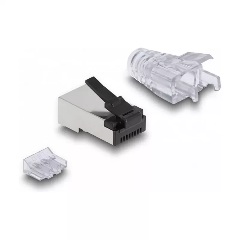 DeLOCK RJ45 Modularstecker Cat.6 50 Stück Set mit robustem Rasthebel